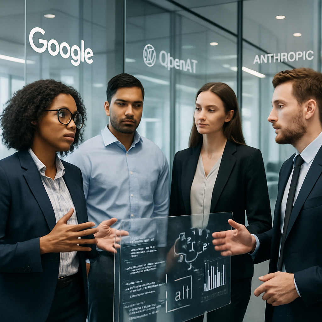 Fugas clave en IA: expertos de Google saltan a OpenAI y Anthropic
